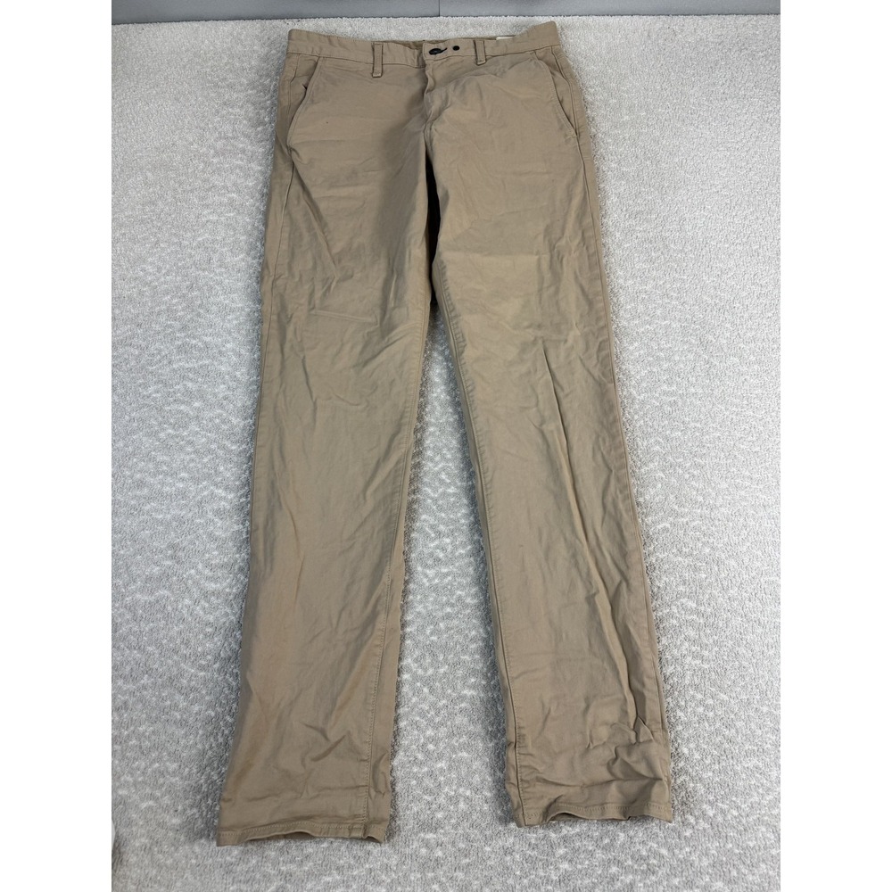 Rag & Bone Pants Mens 33x32 Beige‎ Stretch Cotton Chino Straight Leg Casual